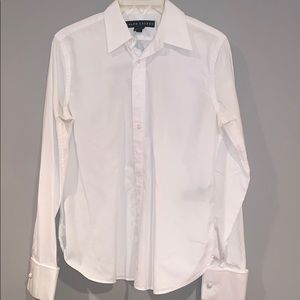Ralph Lauren white button down with French cuffs